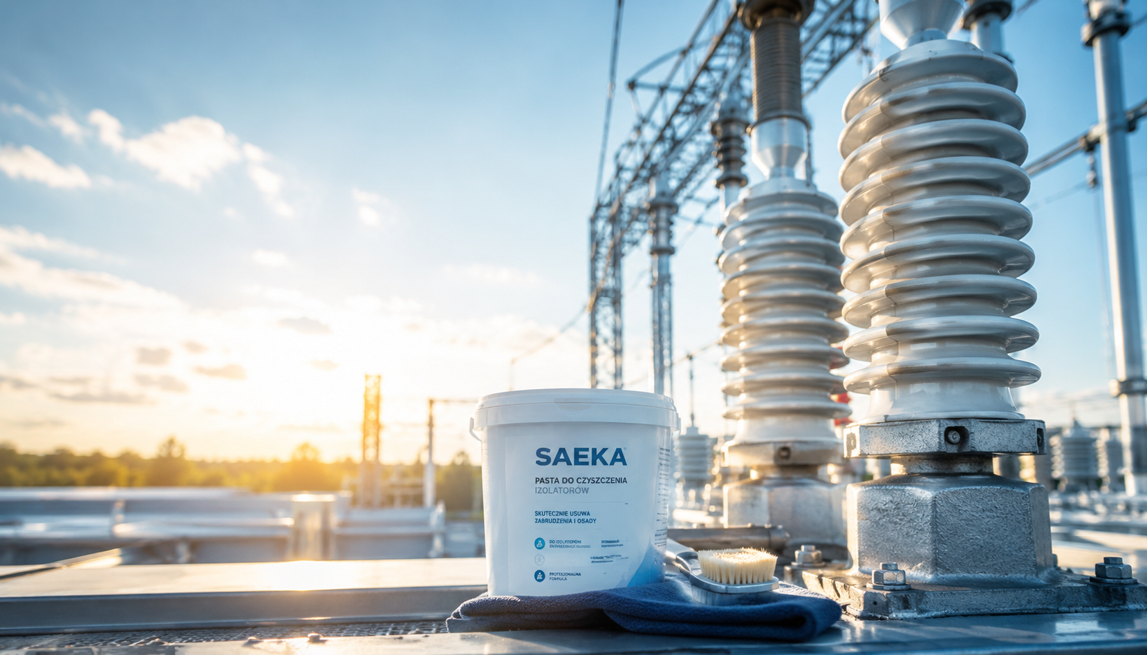 SAEKA 83.750 – pasta do czyszczenia izolatorów kompozytowych i silikonowych